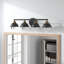Kyoto 4 Light Seeded Dimmable Vanity Light