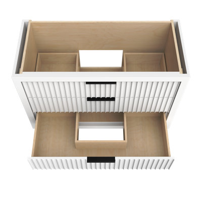 Lecrieú Three-Drawer Single Bath Vanity