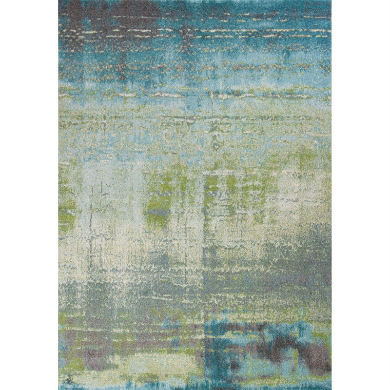 Leonidas Abstract Indoor Rug, Rectangle 6'7" x 9'6"