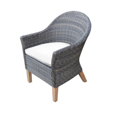 Vienna Wicker Outdoor Dining Armchair