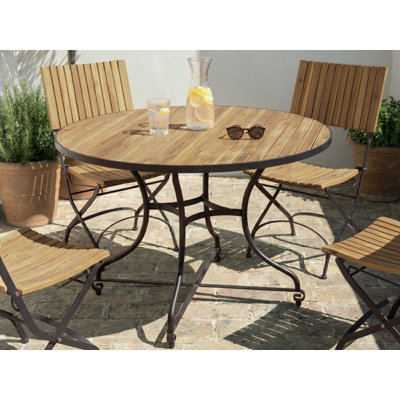 Cecilija Acacia Patio Dining Set with