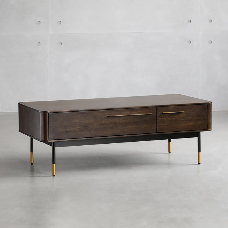 Table basse American, H 16,5 po x L 47,2 po x l 21,7 po