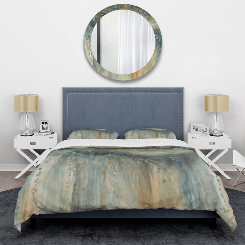 Ensemble de housse de couette en microfibre / polyester August Mist I Bedding