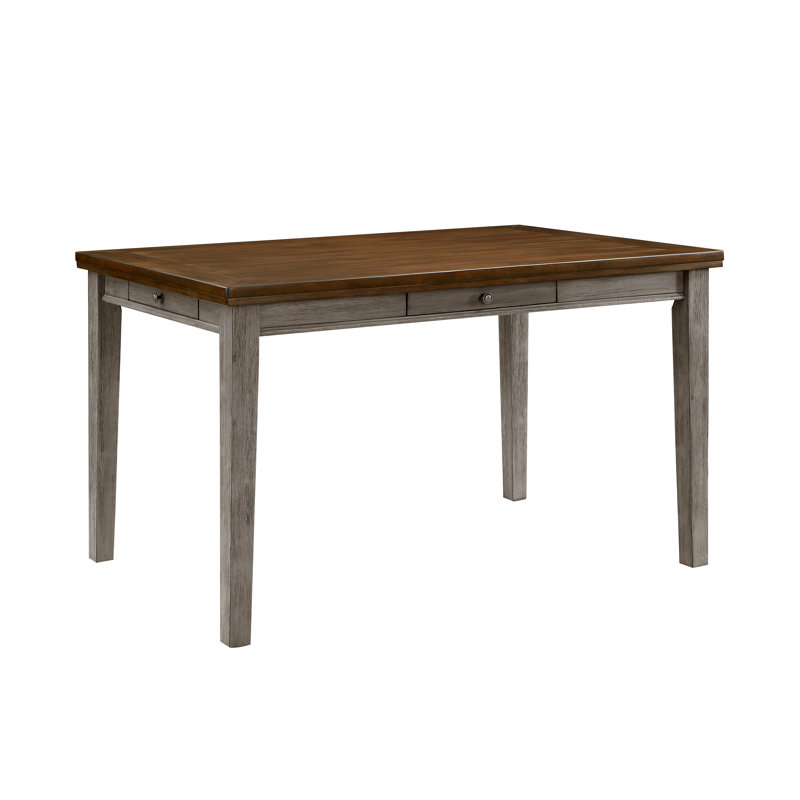 Sherburn End Table with Storage, Cherry/Gray