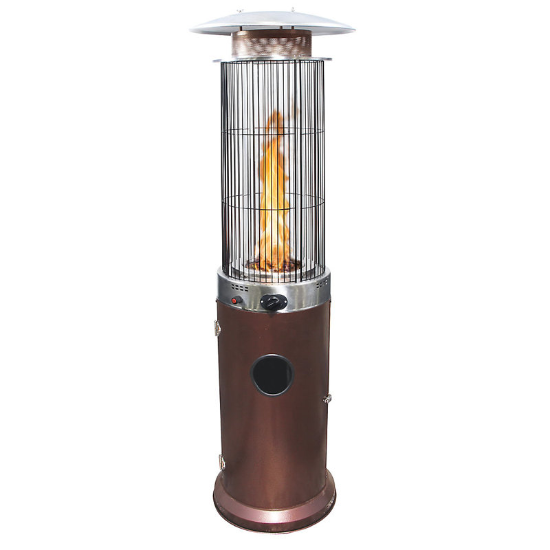 Chauffe-terrasse Venturi Spiral 40000 BTU, Bronze