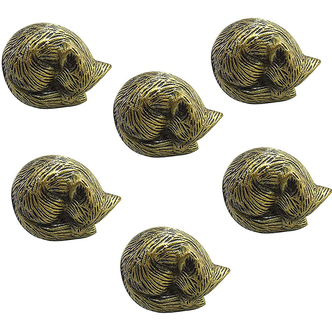 Briar 2" Length Sleeping Fox Novelty Knob Multipack (Set of 6) Perilla Home