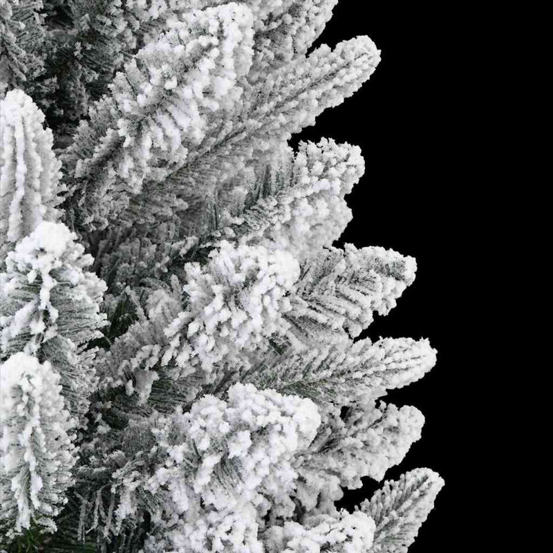 vidaXL Artificial Christmas Tree with 300 LEDs White, 6.89 ft