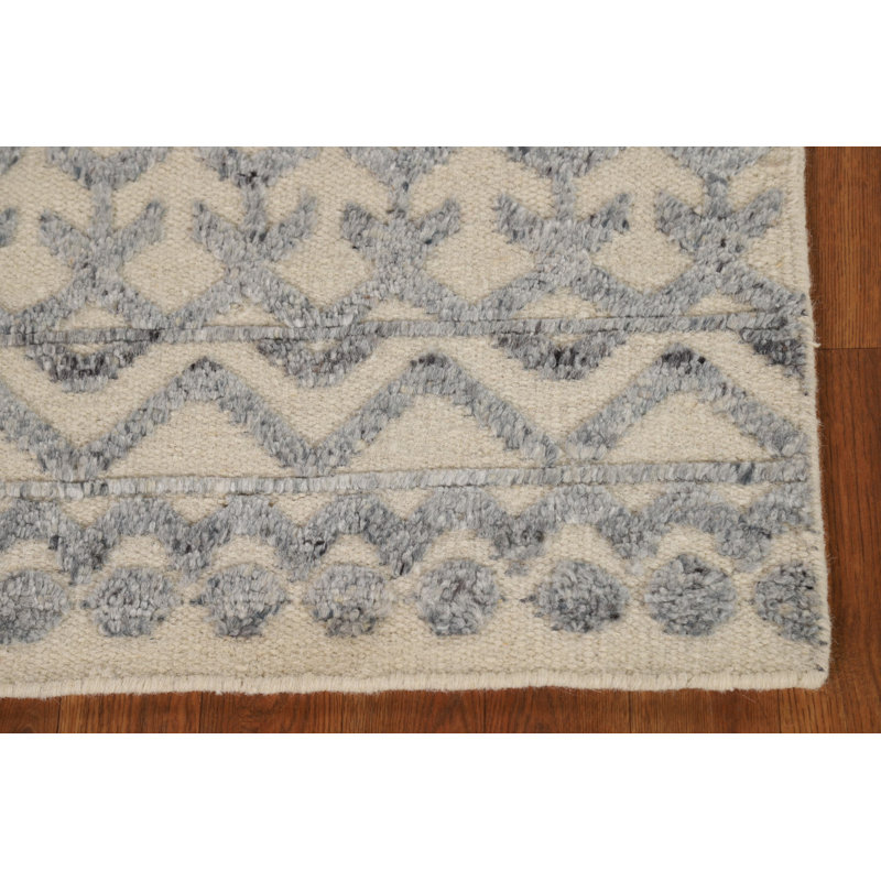 Handmade Wool Moroccan Indian Rug 2x3