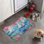 Ensemble de tapis d'alimentation en os 1 pièce Preppy Maritime Scenes