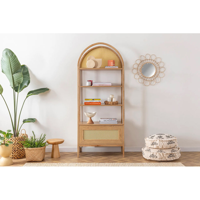 Geometric Bookcase, Natural