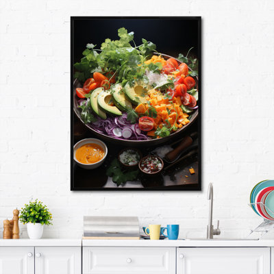 Végétarien, cuisine I - légumes, art mural