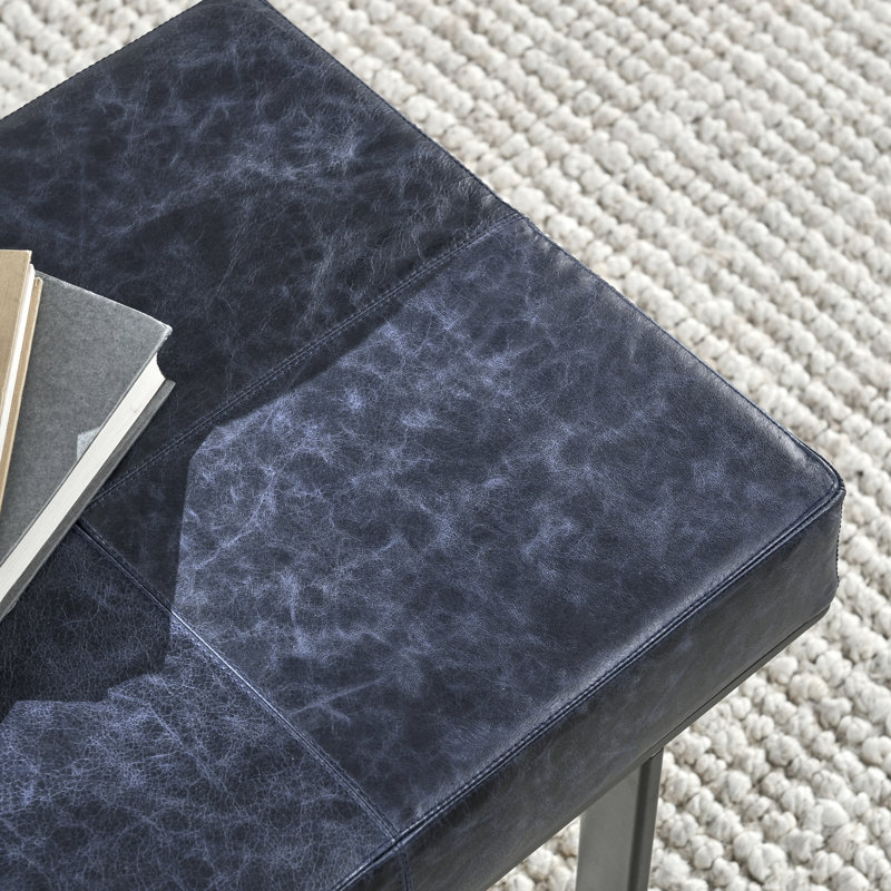 Calvin Stool Chestnut Brown, Blue