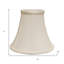 Abat-jour cloche en soie blanche Monay Shantung-1301273723-1301273719