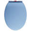 Siège de toilette à fermeture rapide vidaXL ovale bleu-113032326