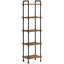 Aadian 137cm H x 38cm W Iron Etagere Bookcase-364614597