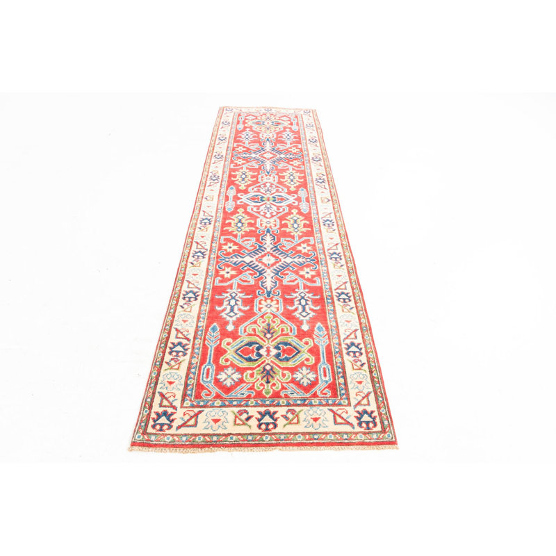 Runner Nero Red Rug