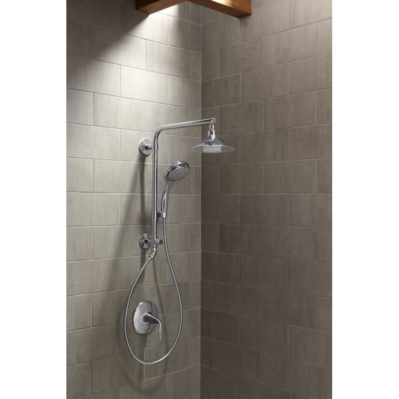 Hydrorail -R Beam Column Shower Panels, Vibrant Titanium
