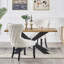 Caesar Velvet Dining Chair, Ergonomic Curved Back With Solid Wooden Legs- Side Chair for Dining Room Kitchen Living Room - Single-360985942