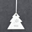 Babys First Christmas Tree Shaped Ceramic Ornament