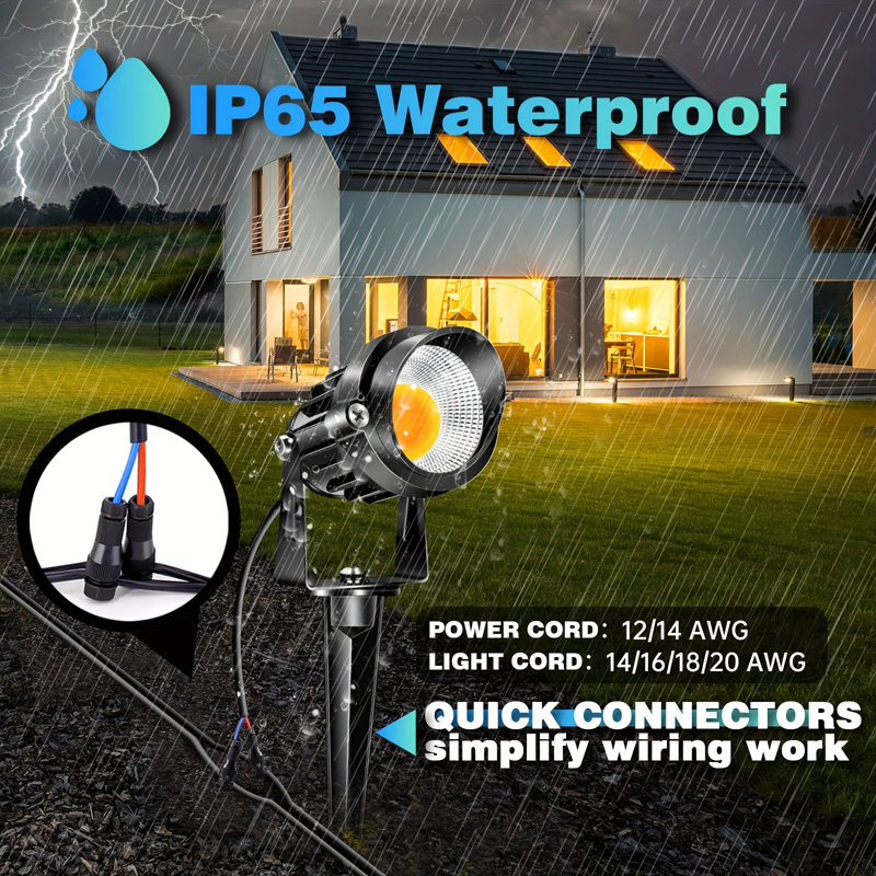 9W Low Voltage Metal Spotlight Pack（4Pcs）