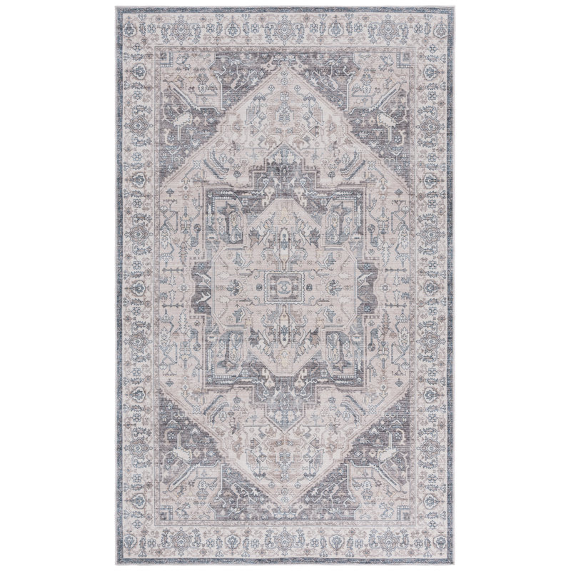 Maritess Performance Machine Washable Southwestern Rug, Rectangle 5' x 8'