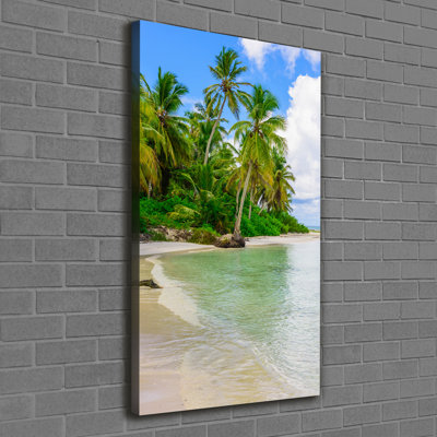 Tropical Beach - Wrapped Canvas Art Print
