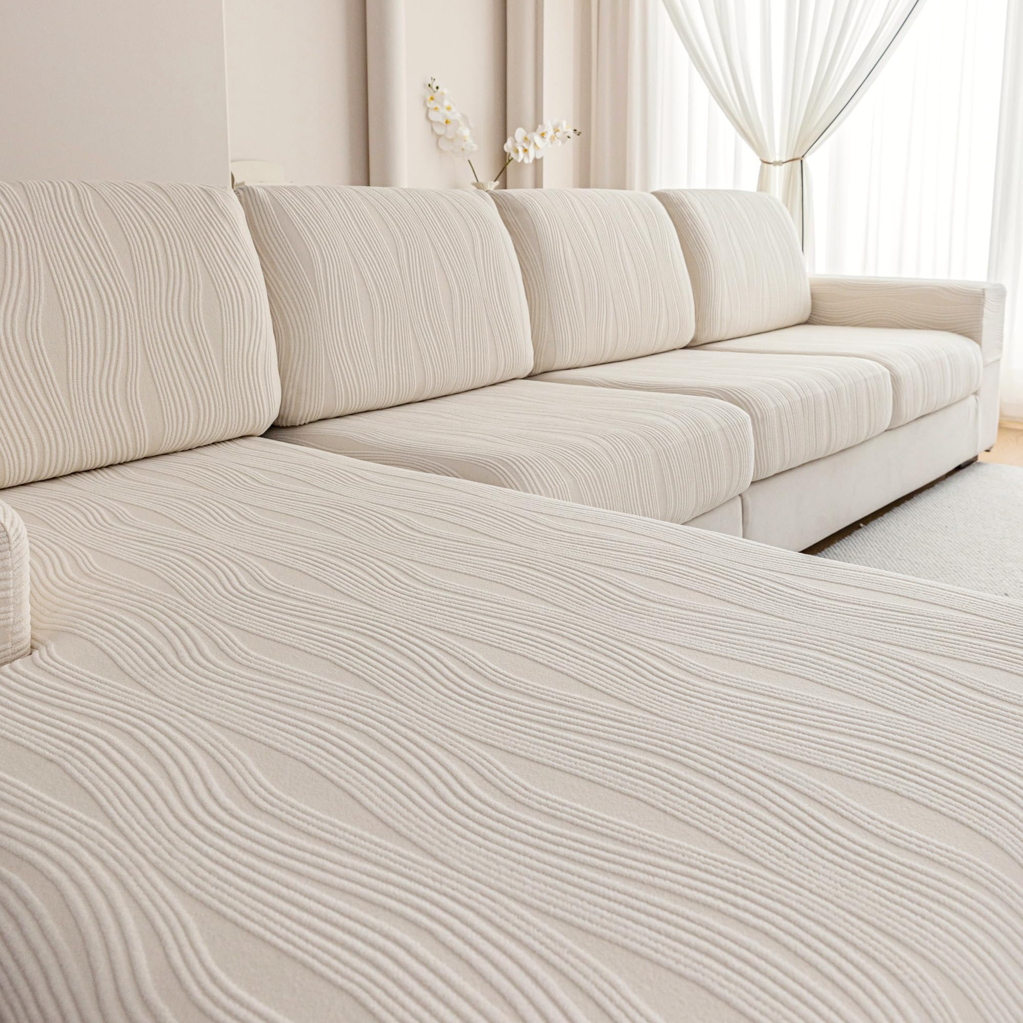 Ebern Designs Couch Cushion Covers, Super Stretch Washable Sofa