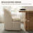 Lyra 4-piece Upholstered Armless Side Dining Chair Set With Hidden Casters-124583495