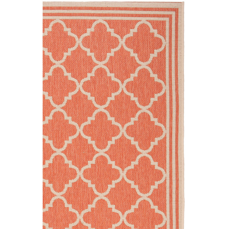Tapis d'intérieur / extérieur à motif géométrique Adler, Tapis de couloir 2 pi 2 po x 6 pi