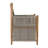 Pacifica Dining Arm Chair Natural Teak/Rope/Brass-113370404-113370882