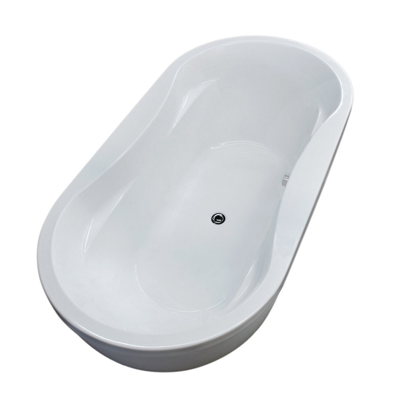 Vivara 71.25'' x 35.87'' Soaking Bathtub