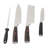 3pcs Kitchen Knife Set, Chef Cutter With Sharpener