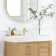 Maho 35.4 in. Rectangular White Composite Granite Stone Console Bathroom Vanity Sink