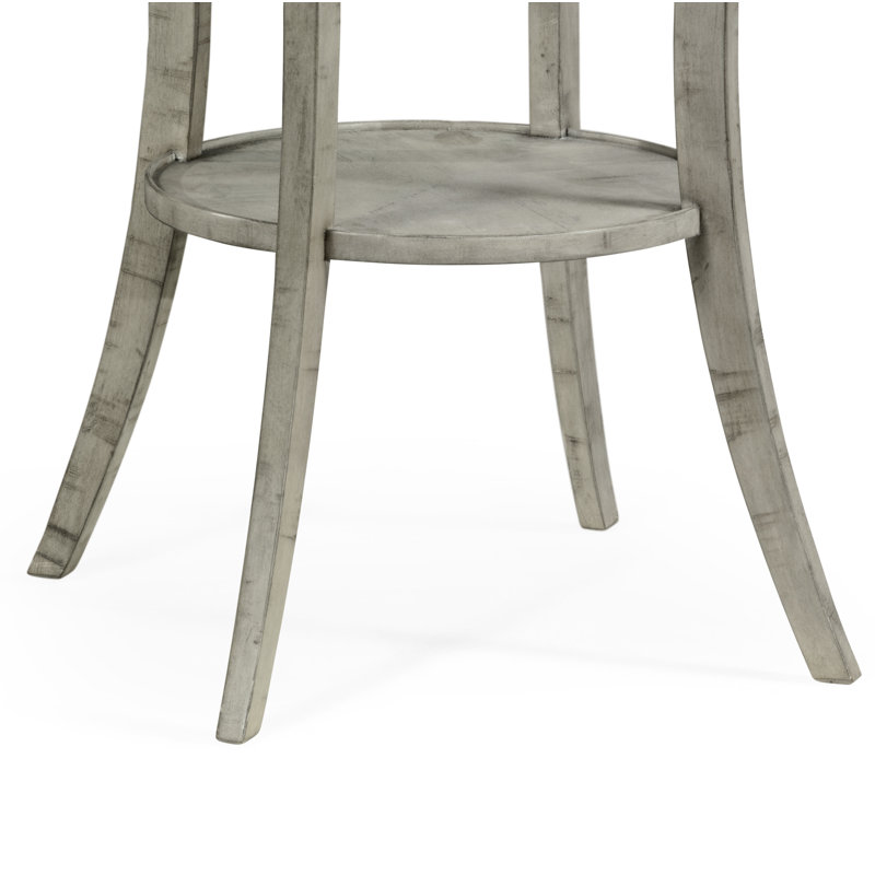 Casually Country End Table, Antique Dark Gray