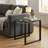 Chantrel Glass Top End Table