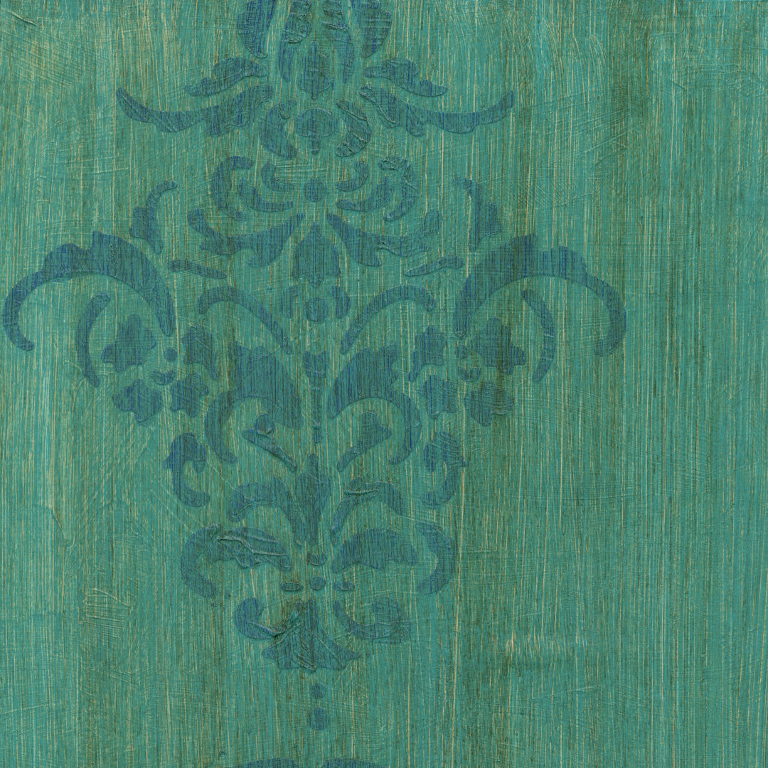 Leinwandbild Verdigris Damask I