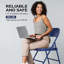 Ensemble de chaises pliantes empilables en métal Miramar-1441316038