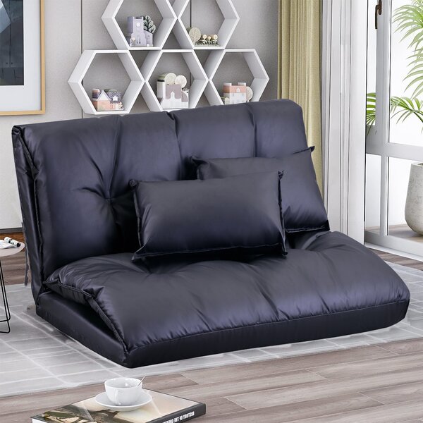Trule Altura 43.3'' Faux Leather Reclining Sofa | Wayfair