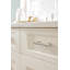 Poignée d'armoire en nickel satiné de centre à centre Winsome 3 pouces (76 mm)-108892004-50304576