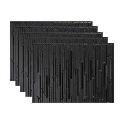 Panneau mural 3D l 24,25 po x H 18,25 po - paquet de 5
