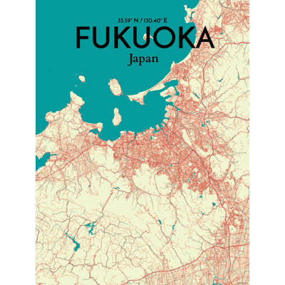 " Fukuoka City Map "