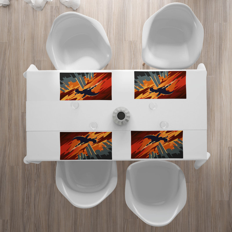 Polyester Abstract Rectangle Placemat