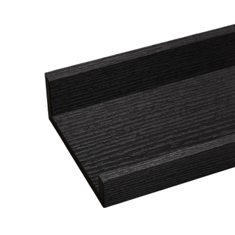 Tablettes flottantes de 35,4 po Bomeda, H 1,69 po x l 35,43 po x P 5,12 po, Noir