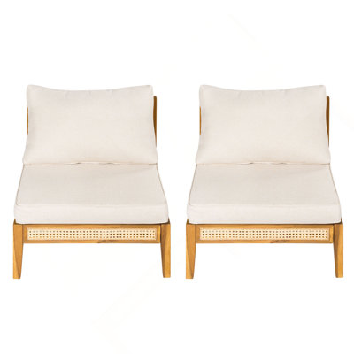 Chaise sans accoudoirs Kirkby, ensemble de 2