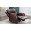 Fauteuil inclinable électrique standard en similicuir de 36,1 po Karelie-88416913