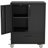 Metal Storage Cabinet With Lockable Casters And Drawer