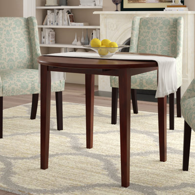 Extendable Beech Round Solid Wood Dining Table