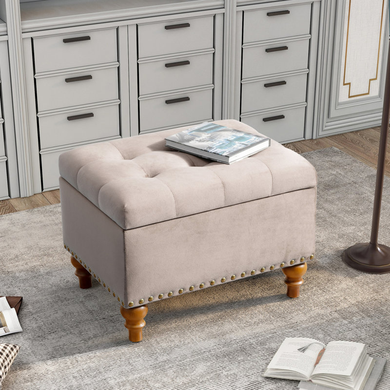 Rangement en velours rose - Carré confortable et élégant dans une structure cachée, Velours rose