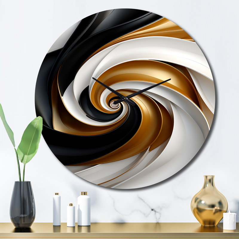 Horloge murale abstraite, Grand