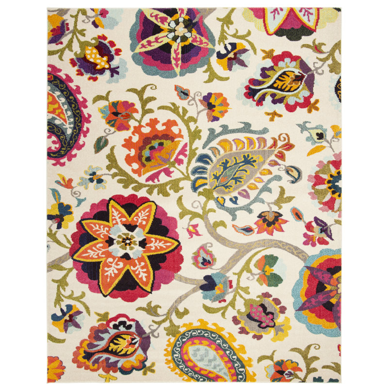 Tapis rose Bungalow Bungalow, Rectangle 8 pi x 10 pi